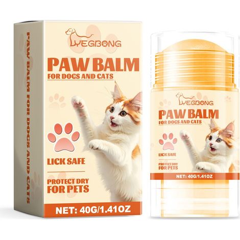 Bâtonnet de soin pour pattes d'animaux - Hydrate et adoucit les pattes sèches - 40 g (1/5)