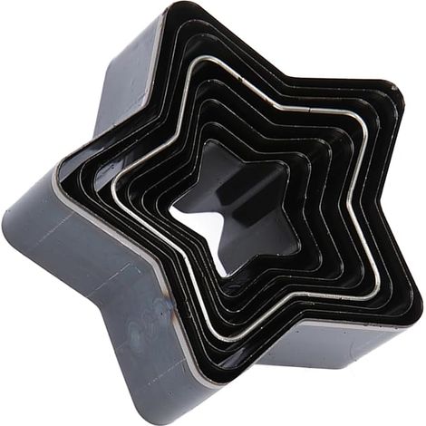 8pcs Outils de Coupe Cuir Kit, Ensemble d'outils de Poinçon Creux en Cuir en Forme de Pentagramme, Outil De Poinçonnage Creux en Cuir pour Bricolage du Cuir, De L'argile Ou des Bijoux (1/5)