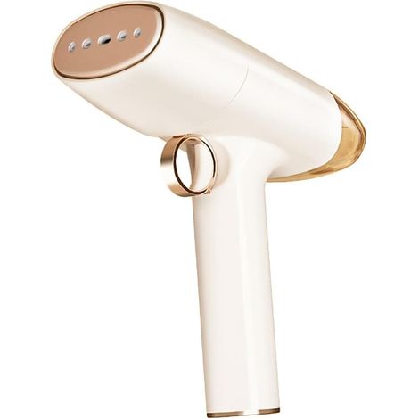 Défroisseur vapeur portable 1500 W, pliable, réservoir d'eau 100 ml ou 128 ml, débit vapeur puissant de 20 g/min, chauffe rapide grâce à sa plaque en céramique. (1/5)