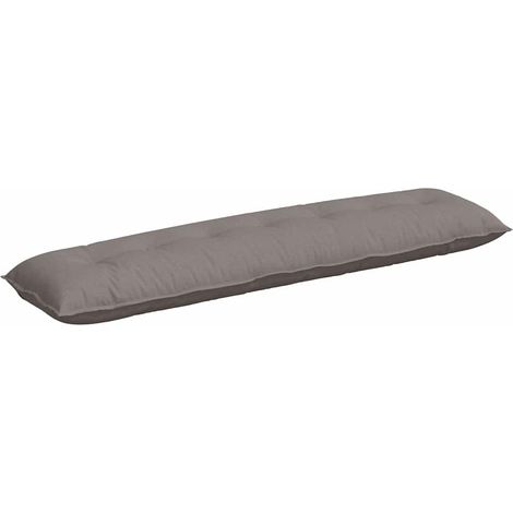 Cojín de Espalda Taupé 200 x 19 x 50 cm tela vidaXL