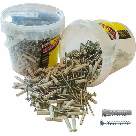 Pz 150 tasselli nylon ancoranti con viti tassello t6 mm6x30 completi di vite