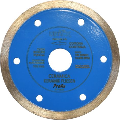 Disco diamantato ceramica per taglio preciso di piastrelle Ø 115 x 22,2 x 1,6 mm (1/5)