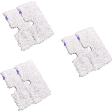 Chiffons de nettoyage de rechange en microfibre pour balai à vapeur Shark Steam Pocket Mop Series S3500 S3501 S3601 S3550 N58D. (1/5)