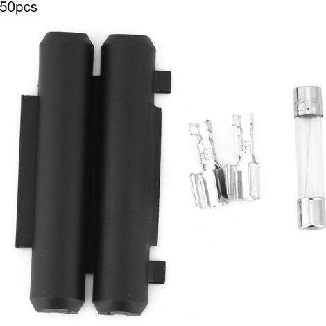 50 Set 6x30 6.35x30 6.35x31.75 Plastic Fuse Holder Peanut Fuse Holder with 10A Fuse (1/5)