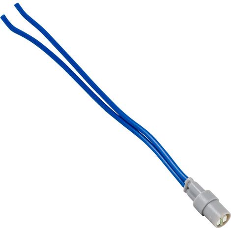 Lampada spia led ad alta intensità Blu 230Vac sistema 44 Ave 0230LDB-HI