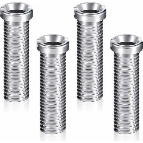 4 Vis de Panier d'Évier 45 mm Vis de Bonde en Acier Inoxydable Accessoires de Fixation Vis de Boulon d'Évier Vis de Bouchon de Crépine de Panier d'Évier pour Cuisine Lavabo (1/4)