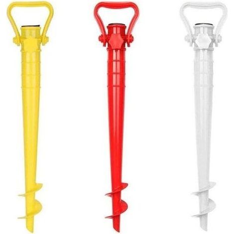 pair Lot de 3 supports de parasol, ancrages au sol pour parasol, ancrages pour parasol de plage, pour parasols de jardin, nichoirs, tonnelles, drapeaux (1/4)