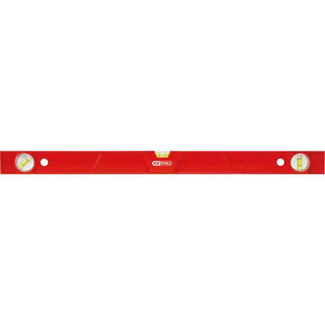 KS Tools - Niveau rectangulaire en aluminium 3 fioles, L.600 mm - 204.4610 (1/2)