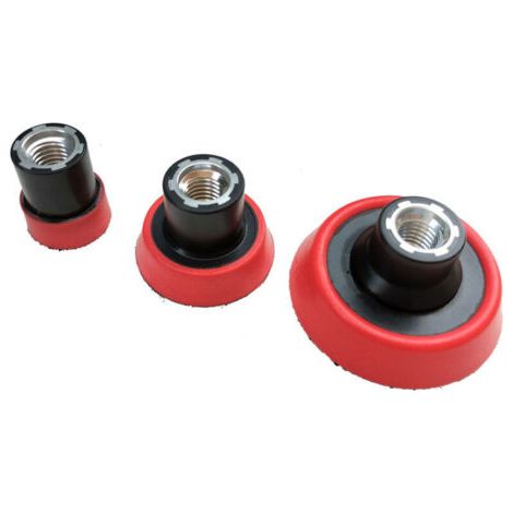 Pair Lntyq 3pcs Plateau de Ponçage 25mm 50mm 75mm Disques Abrasifs M14 Velcro Assiette de Ponçage Auto-agrippante Plaque de Support de Ponçage Polissage pour Perceuse Meuleuse d'angle
