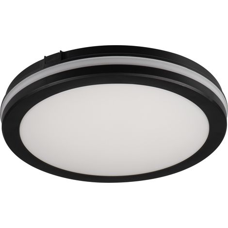 Plafoniera LED Kanlux BENO ECO nera 30cm 30W CCT IP65 (1/5)