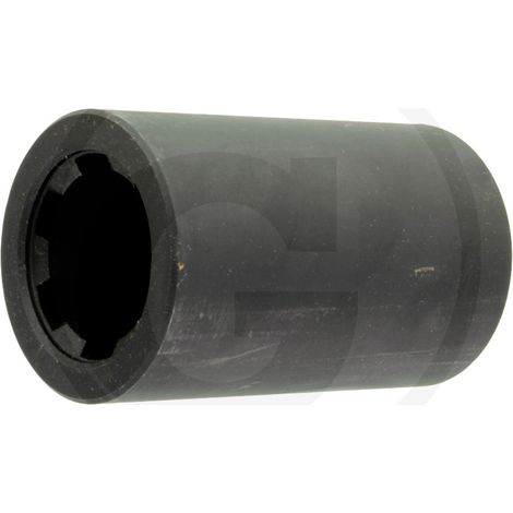 Cubo de perfil tractor agrícola 1 3/8'' 6 dientes longitud 100 mm 6147560138100