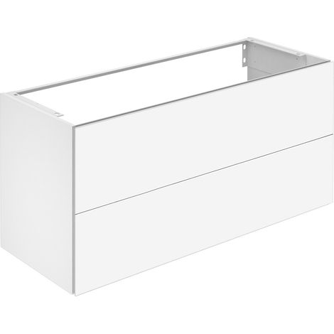KEUCO X-LINE mueble bajo para lavabo, 2 extracciones frontales,