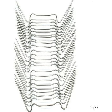 25/50 pinces de fixation pour panneaux de verre de serre, type W/Z, outils pour serres. (1/5)