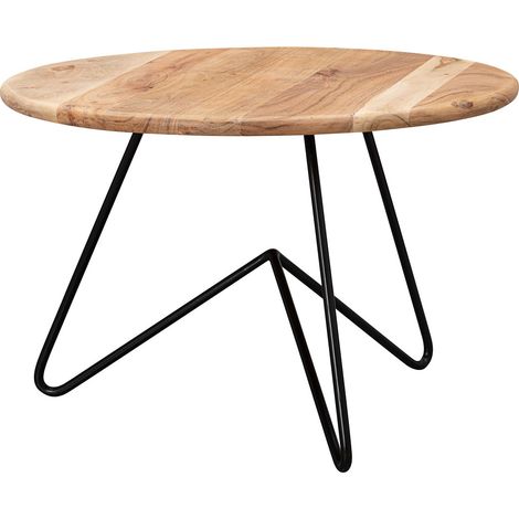 Design Wohnzimmertisch Rund B/H/T ca. 60/39,5/60cm (1/5)
