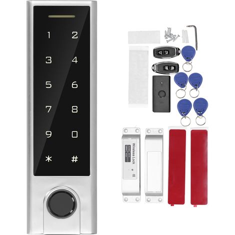 Wasserdichtes elektronisches Schloss mit Fingerabdruck-, Code- und 125-kHz-RFID-Technologie aus Metall (1/5)