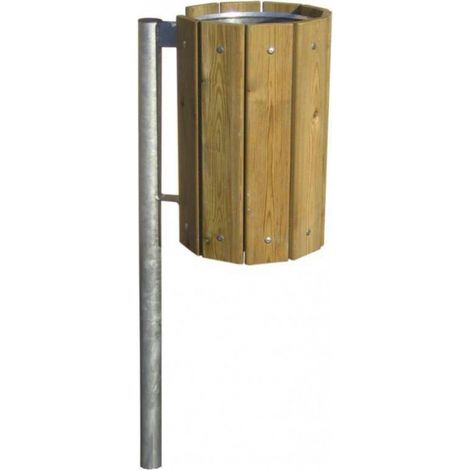 CESTINO PORTARIFIUTI RIVESTITO IN LEGNO DI PINO