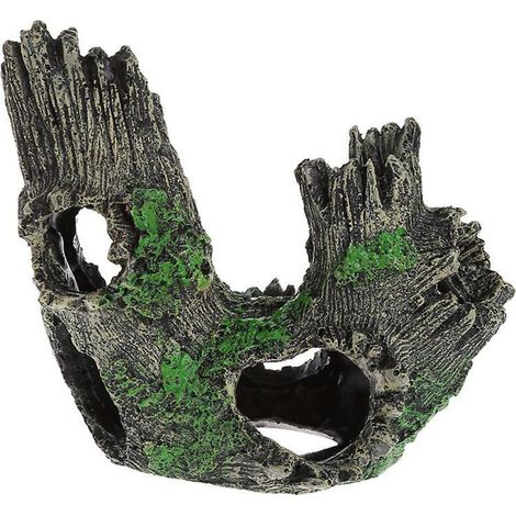 Höhlendekoration aus Kunstharz in Form eines Schiffswracks für Aquarien – Künstliche Holzhöhle als Ornament und Dekoration für Haus und Garten (1/5)