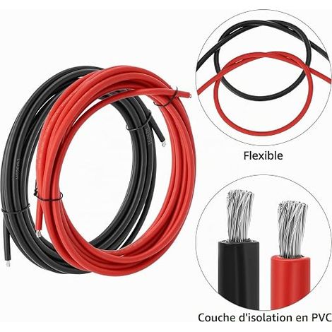 Vehicle cable 6 mm², silicone cable 5 m (1/4)