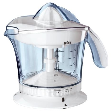 Exprimidor Braun Mpz9 Color Blanco 20w Vaso 1l Apto Para Lavavajillas