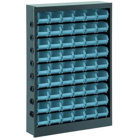 Sodise – Armoire métallique 54 boîtes à bec – Dimensions 950x672x205mm – Acier 16/10ème – Poids 20.1kg – Rangement professionnel (1/6)