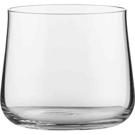 Verre à Eau Design, Esthétique Minimale, en Verre Cristallin, 39 cl (1/4)