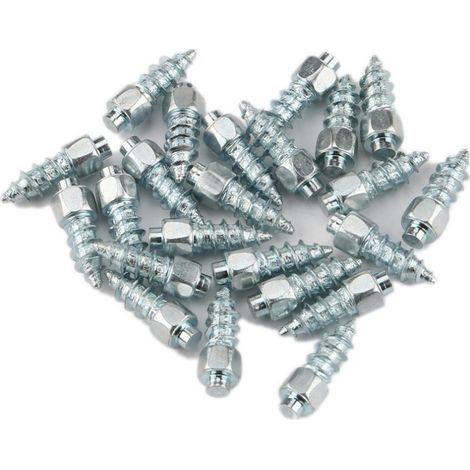 200 crampons de roue 4x12 mm, visseuses à neige, clous de pneu antidérapants pour voiture, moto et vélo (1/2)