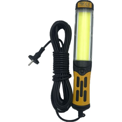 Torcia Lampada Elettrica Portatile Lavoro Meccanico Con Gancio Cavo SchukoB0249 (1/5)