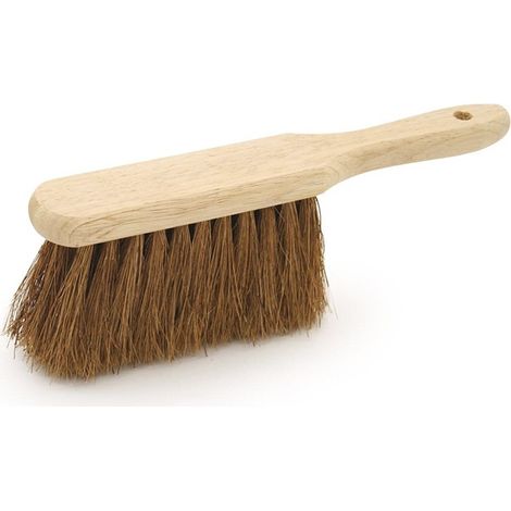 Rs Pro – Balayette douce pour usage commercial et industriel – Tête en coco naturel 280mm – Profondeur 40mm – Couleur beige/marron