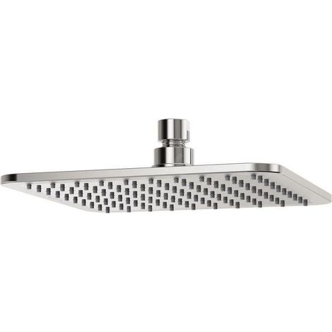 A-QA Gicleur de tête de douche à bord doux 200 mm chromé (1/2)