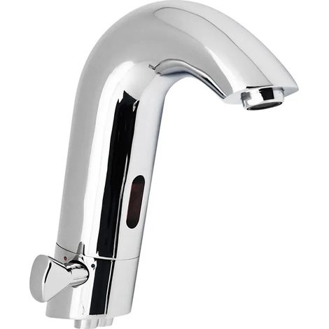 Miscelatore lavabo elettronico a fotocellula ottone cromo (1/2)
