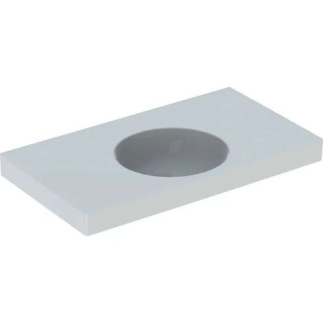Lavabo Geberit PRECIOSA II 900x500mm senza foro rubinetto senza troppopieno we (1/2)