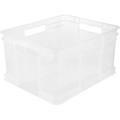 Scatola portaoggetti keeeper euro-box xl 28 l impilabile facile da pulire