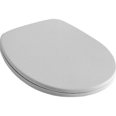 Villeroy & Boch – Siège WC O.novo en Duroplast – Oval Blanc Alpin – Charnières en acier inoxydable – Dimensions 390x490x80mm