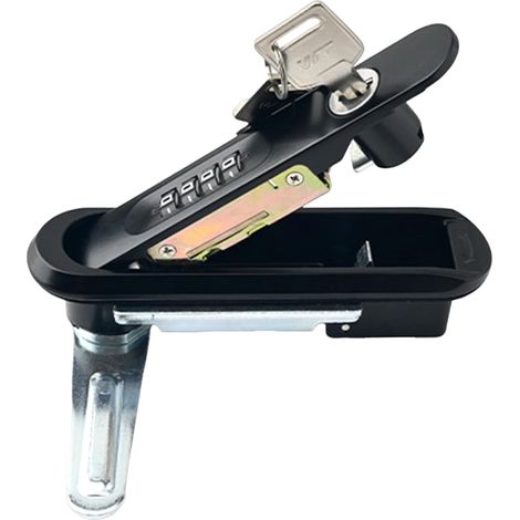 Lucchetto di sicurezza meccanico con combinazione a 4 cifre per scatole di metallo, schedari, mobili, hardware con password (1/4)