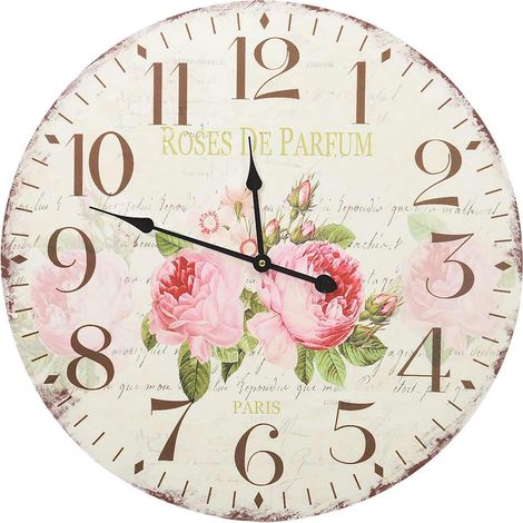 vidaXL Vintage Wall Clock Flower 60 cm (1/5)