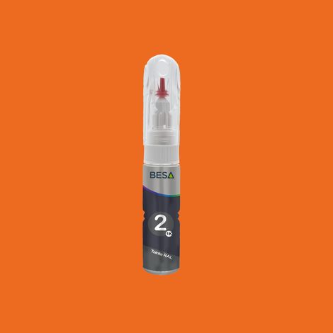 Stylo retouche peinture Orange Rouge Clair RAL 2008 Brillant