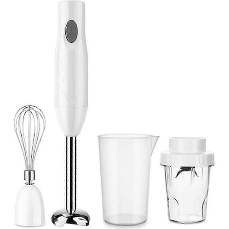 Mixeur plongeant puissant de 150 W avec pied en acier inoxydable - Mixeur 4 en 1 adapté à divers besoins culinaires (1/5)