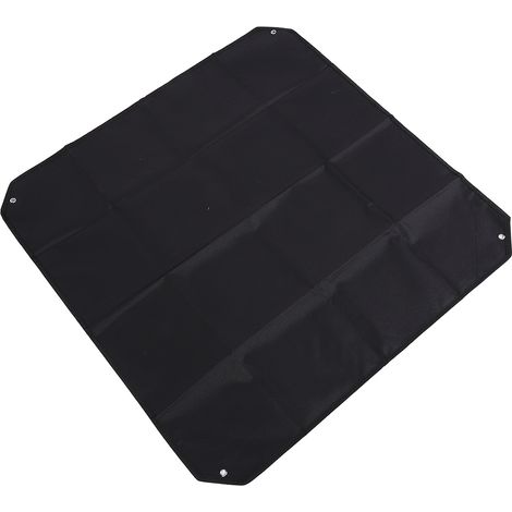 Housse de protection extérieure imperméable et anti-poussière en tissu Oxford 600D pour climatiseur, pour unités extérieures, noire, 81 x 81 cm (1/5)