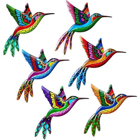 Stilvolle Wanddekoration aus Metall in Vogelform