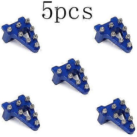 Embouts de pédale de frein arrière CNC pour moto Honda CRF50 XR50 SDG SSR Coolster 70 90 107 110 125cc (5 pièces bleues) (1/5)