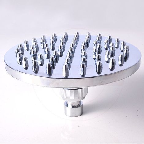 150mm Round Solar Shower Head – Energy-Efficient, High Pressure, Easy Installation Without Electricity