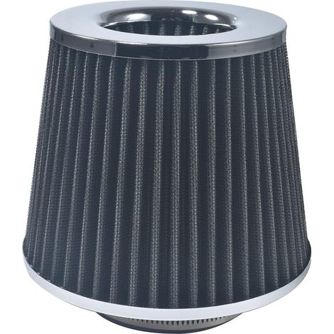 Filtre d'admission d'air conique universel à haut débit Gris 76 mm (1/5)