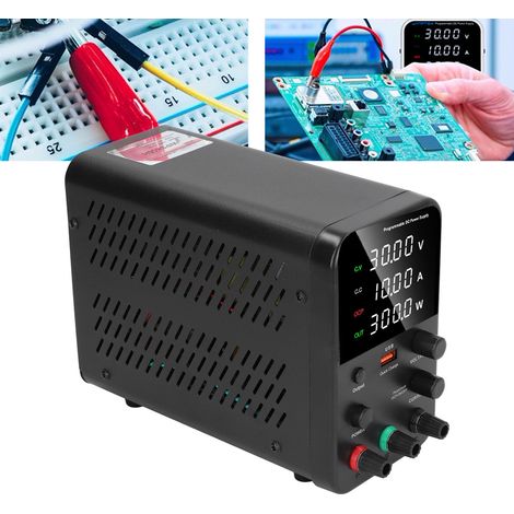Einstellbares, geregeltes Gleichstromnetzteil WPS605H 060 V/05 A/300 W, USB-Voltmeter und Amperemeter, Spannungsregler, europäischer Standard AC230 V (1/5)