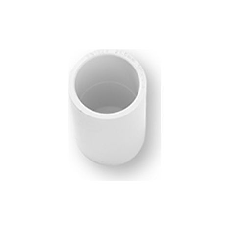 Primaplumb 21.5mm White Straight Coupler - Reliable Plumbing