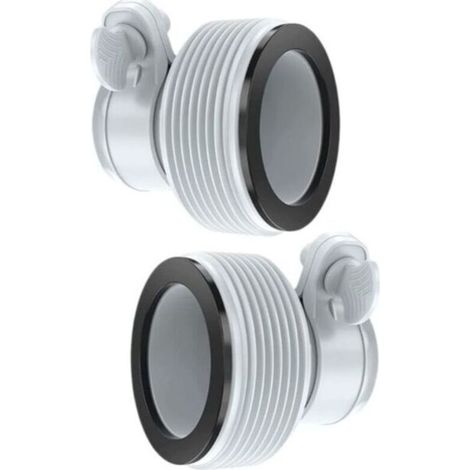YMYNY Kit adaptateur de conversion de tuyau B pour tuyau B Pool 3,2 cm à 3,8 cm Pièces de conversion de rechange (1/4)