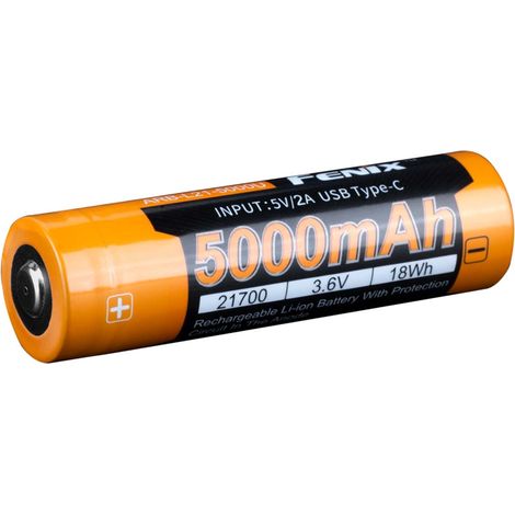 Batteria ricaricabile Li-ion 21700 FENIX ARB-L21-5000U 3,7V 5000 mAh (1/2)