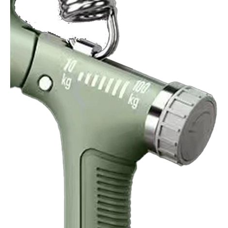 Verstellbarer Widerstands-Grifftrainer, ergonomischer, rutschfester grüner Griff (1/5)