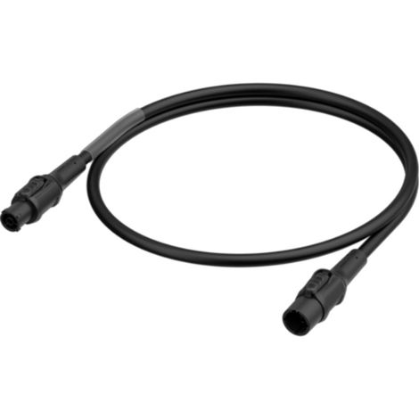 Neutrik 1027569 Strom Anschlusskabel  Schwarz 2 m