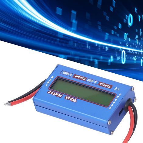 Hochpräziser RC-Leistungsanalysator – Volt-Ampere-Watt-Tester mit LCD-Bildschirm für Batterien und Solarsysteme (1/5)