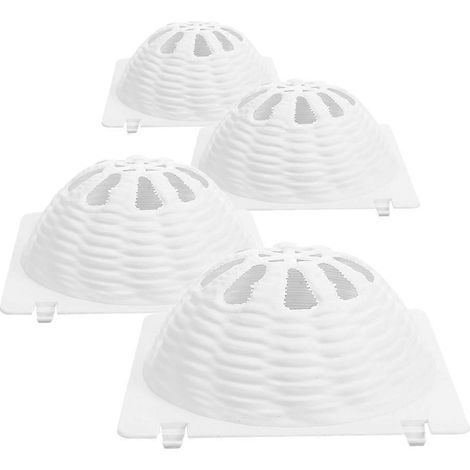 Couvercles de nid pour incubateurs, comprenant 16 couvercles de nid en plastique blanc. (1/5)